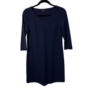 Gap dress boatneck blue shift dress small